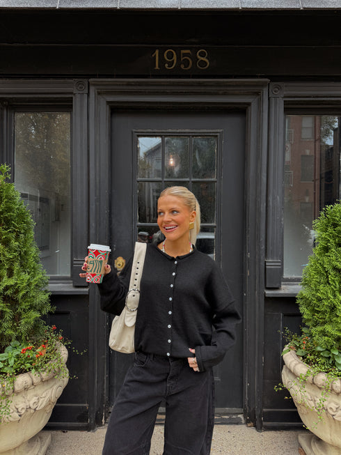 Coco Cutie Cardigan // Black